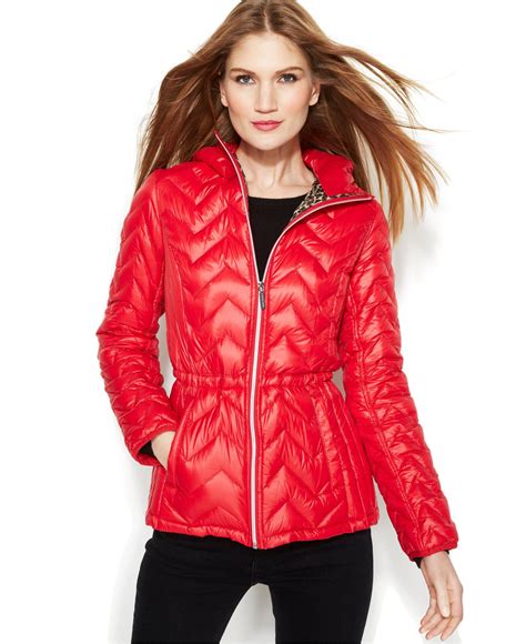 michael kors leather jackets on sale|Michael Kors packable jacket women.